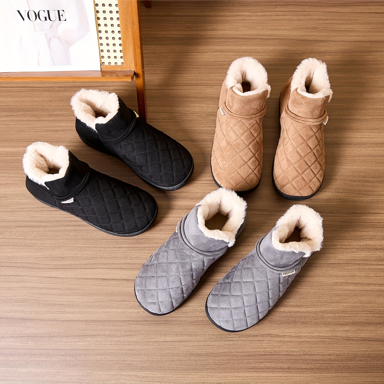 Sewing Fleece - Winter Warm Plush Slippers Men Women