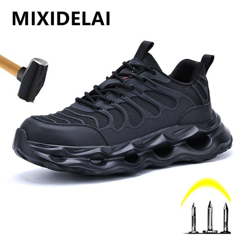 Sewing Cloth - Fashion Sneakers Safety Shoes Men Lightweight