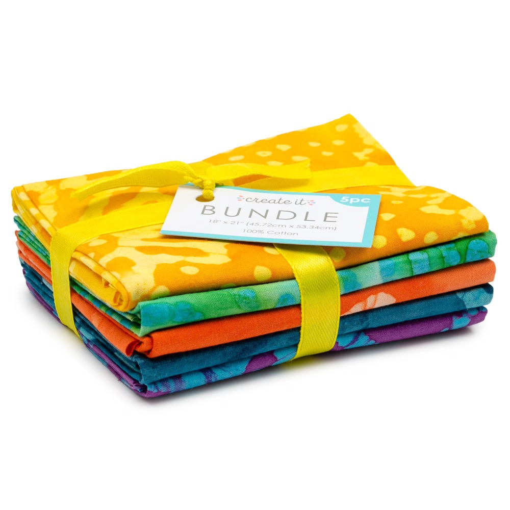 Sewing Batik Fabric - 18x21 Inch Cotton Batik Fabric Squares