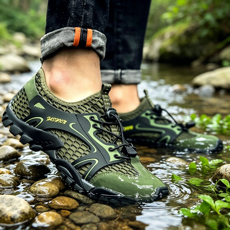 Sewing Cloth - YUYIIN Sneakers Men Outdoor Anti-slip Wear-resistant