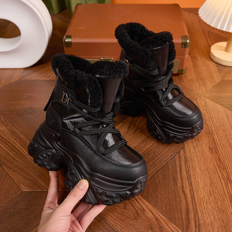Women Winter White Snow Boots  - đánh giá và giá Sewing Fleece