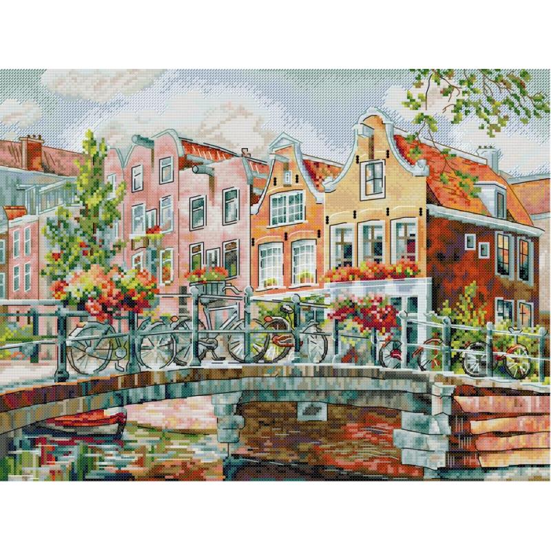 Amsterdam Canals Scenic Patter - đánh giá và giá Textile Sewing Patterns