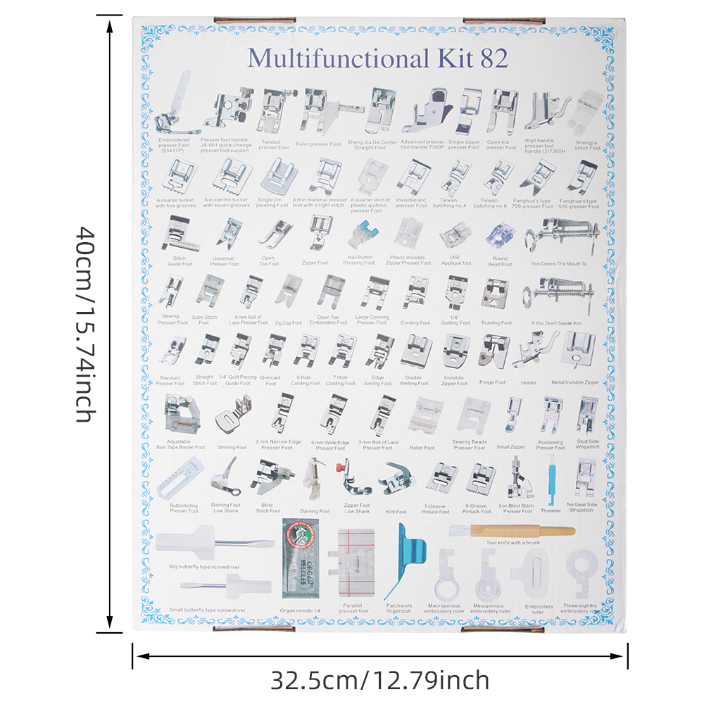 82pc/SET Full Set Sewing Machi - đánh giá và giá Sewing Necessities