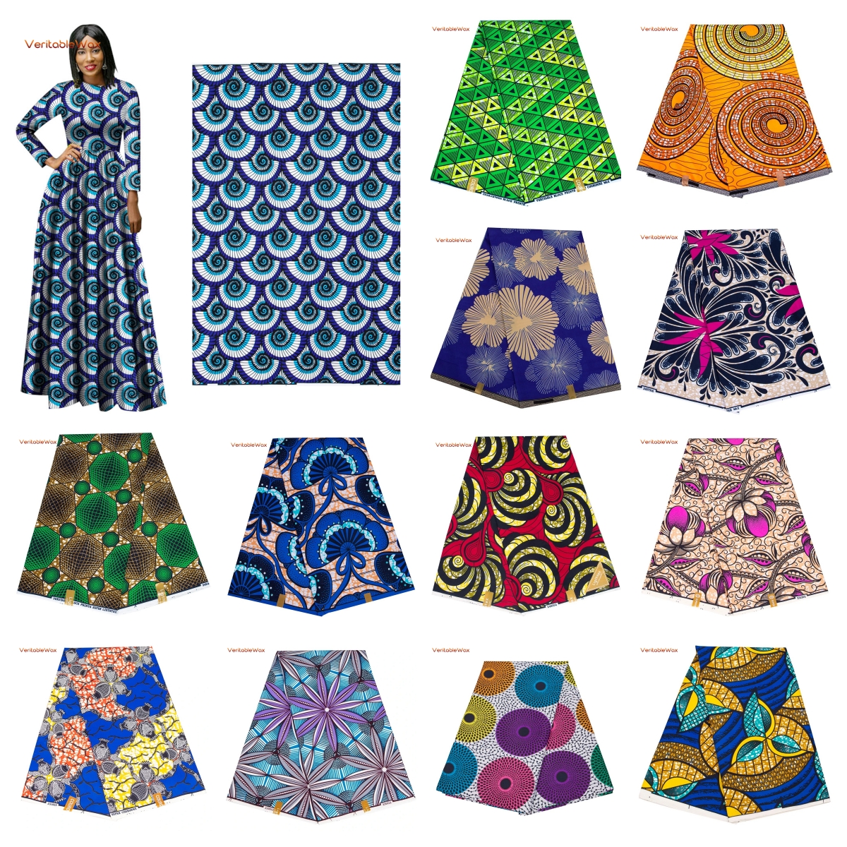 Ankara African Print Batik Pag - đánh giá và giá Sewing Batik Fabric