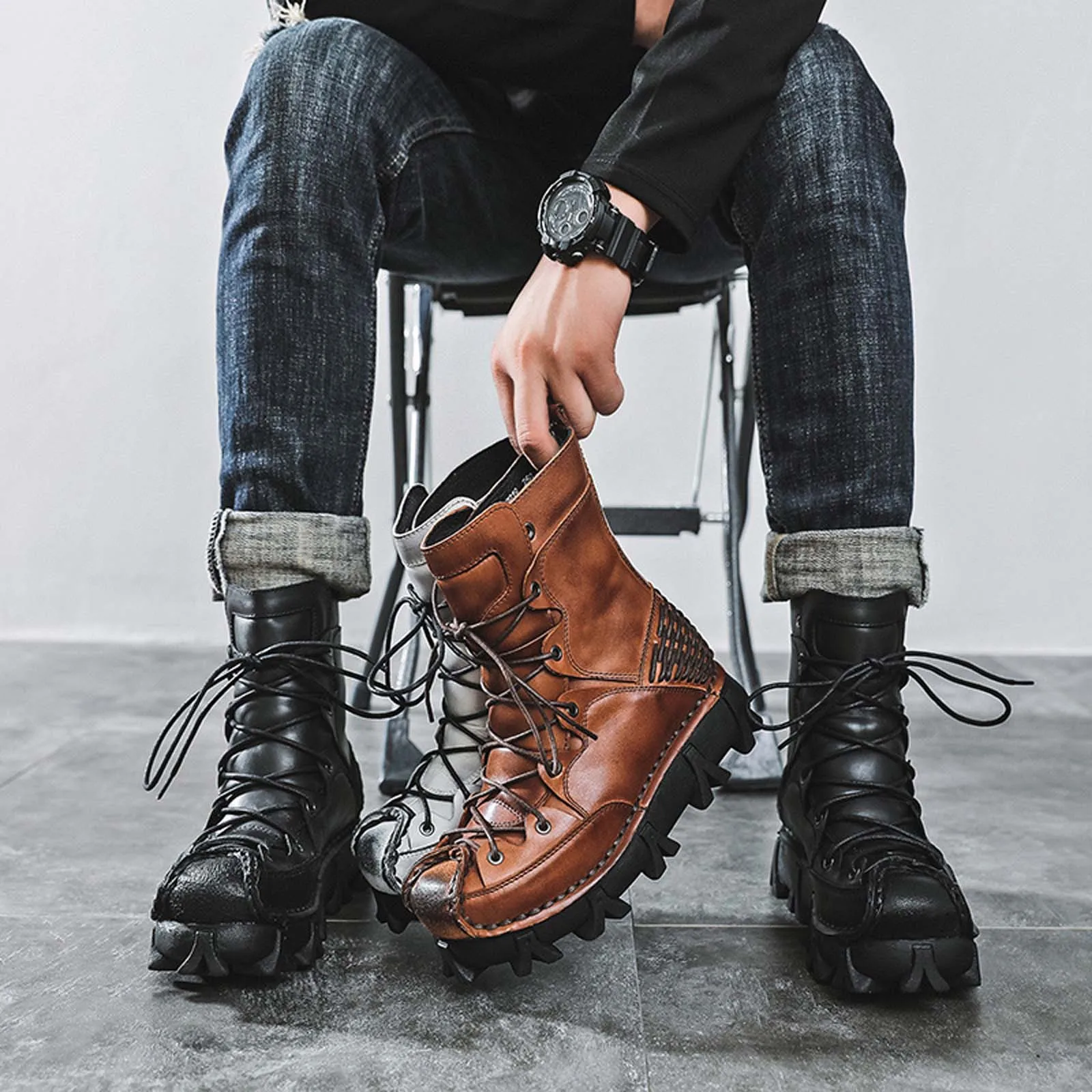 Fashion Genuine Leather Motorc - đánh giá và giá Sewing Necessities