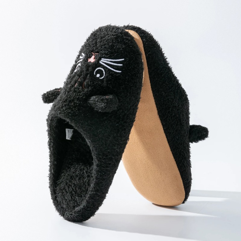 Non-Slip Soft Plush Cat Slippe - đánh giá và giá Sewing Fleece