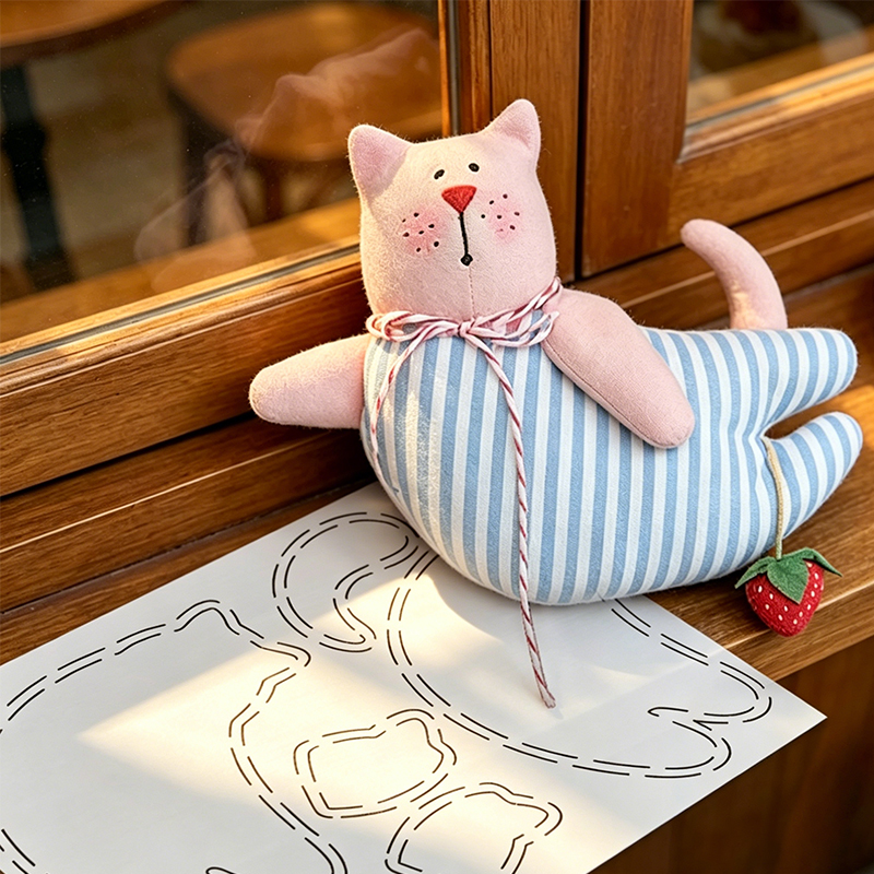 YOMDID 1pc Cute Lying Kitten Q - đánh giá và giá Sewing Necessities