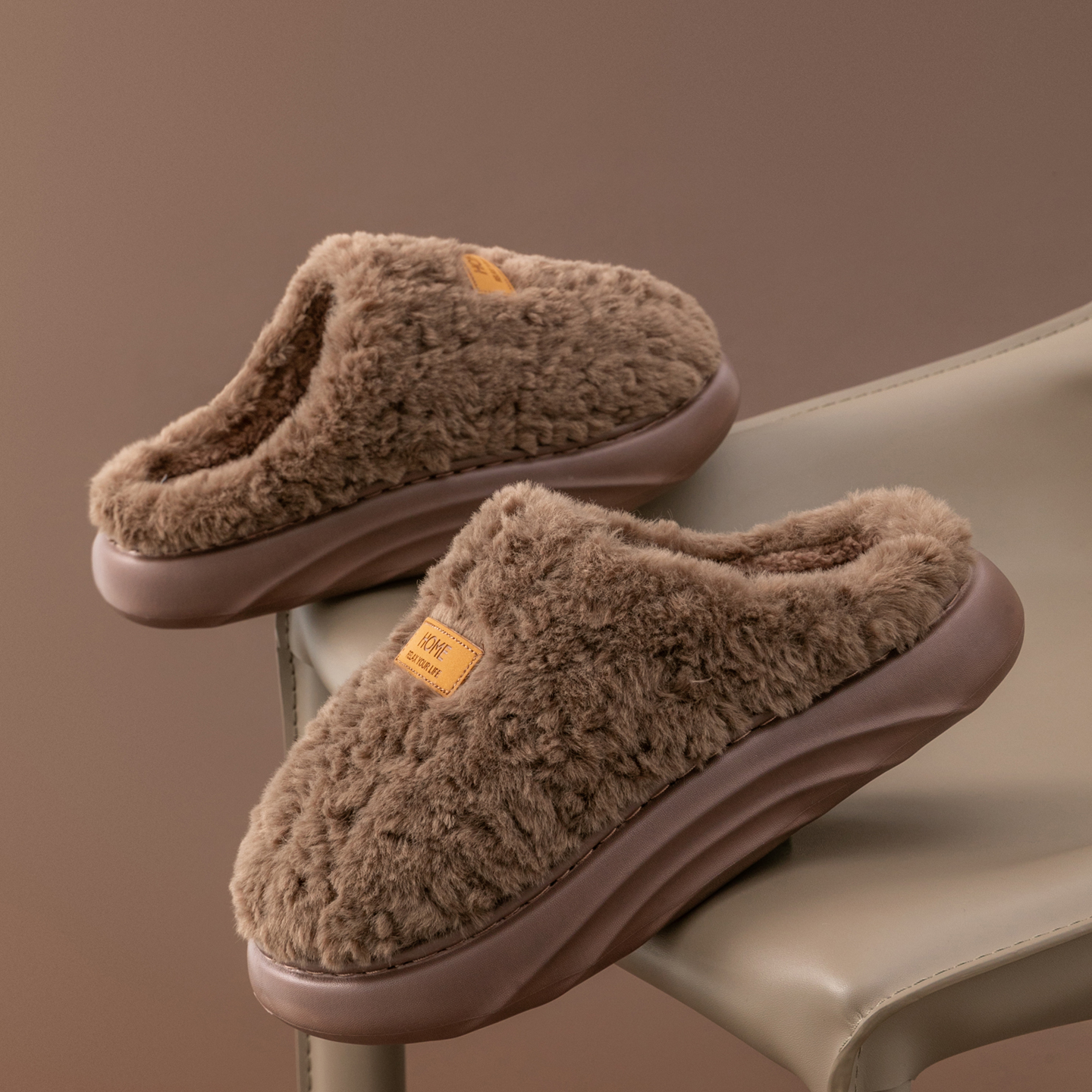 Men's Plush Slippers, Winter I - đánh giá và giá Sewing Fleece