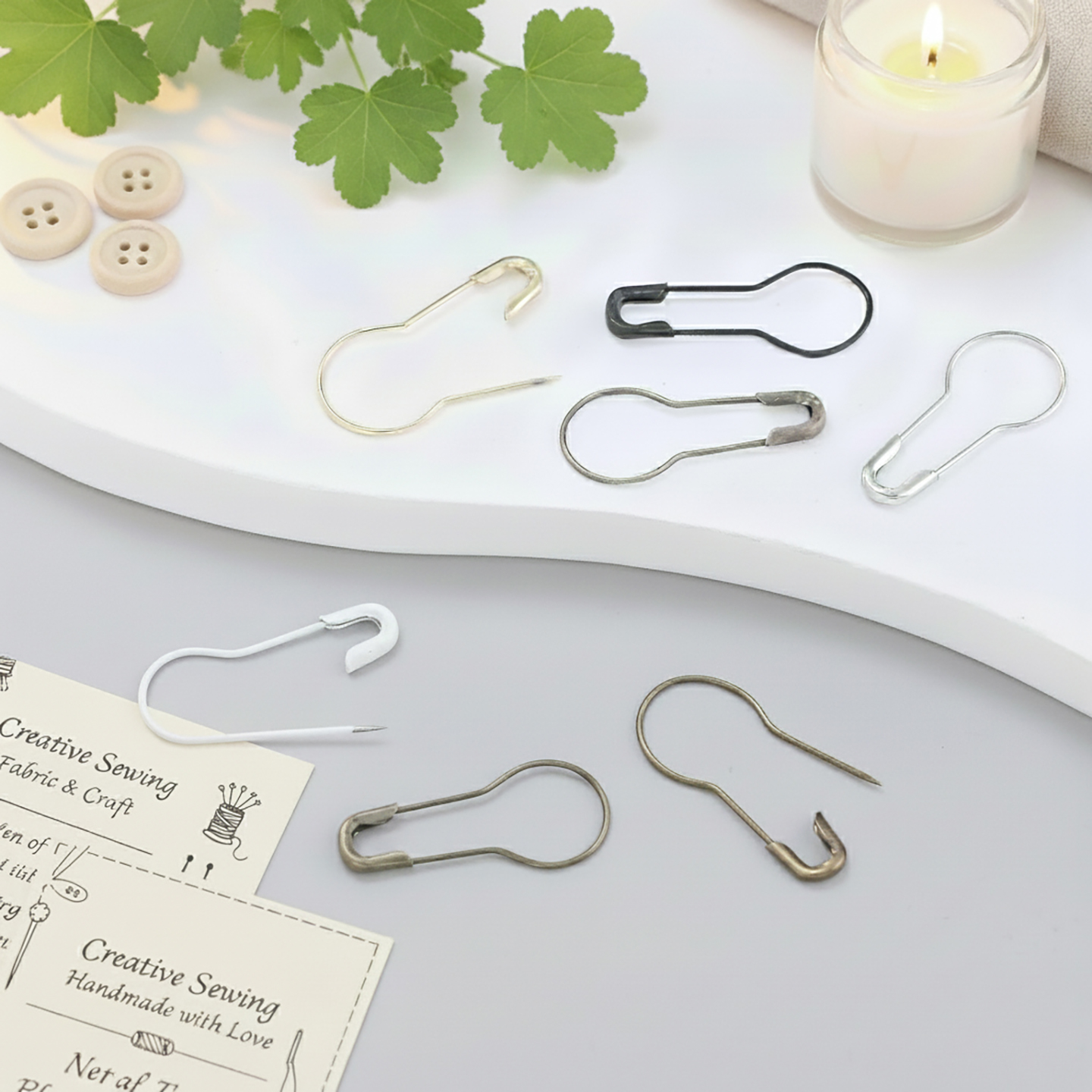 100Pcs/Lot Metal Gourd Safety  - đánh giá và giá Sewing Necessities