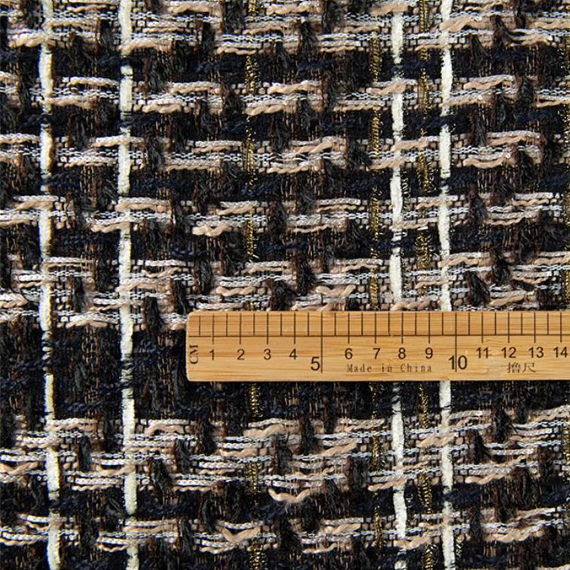 50x145cm Black And White Yarn- - đánh giá và giá Sewing Tweed Fabric