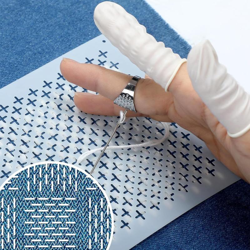8/9/24/32Pcs Sashiko Embroider - đánh giá và giá Textile Sewing Patterns