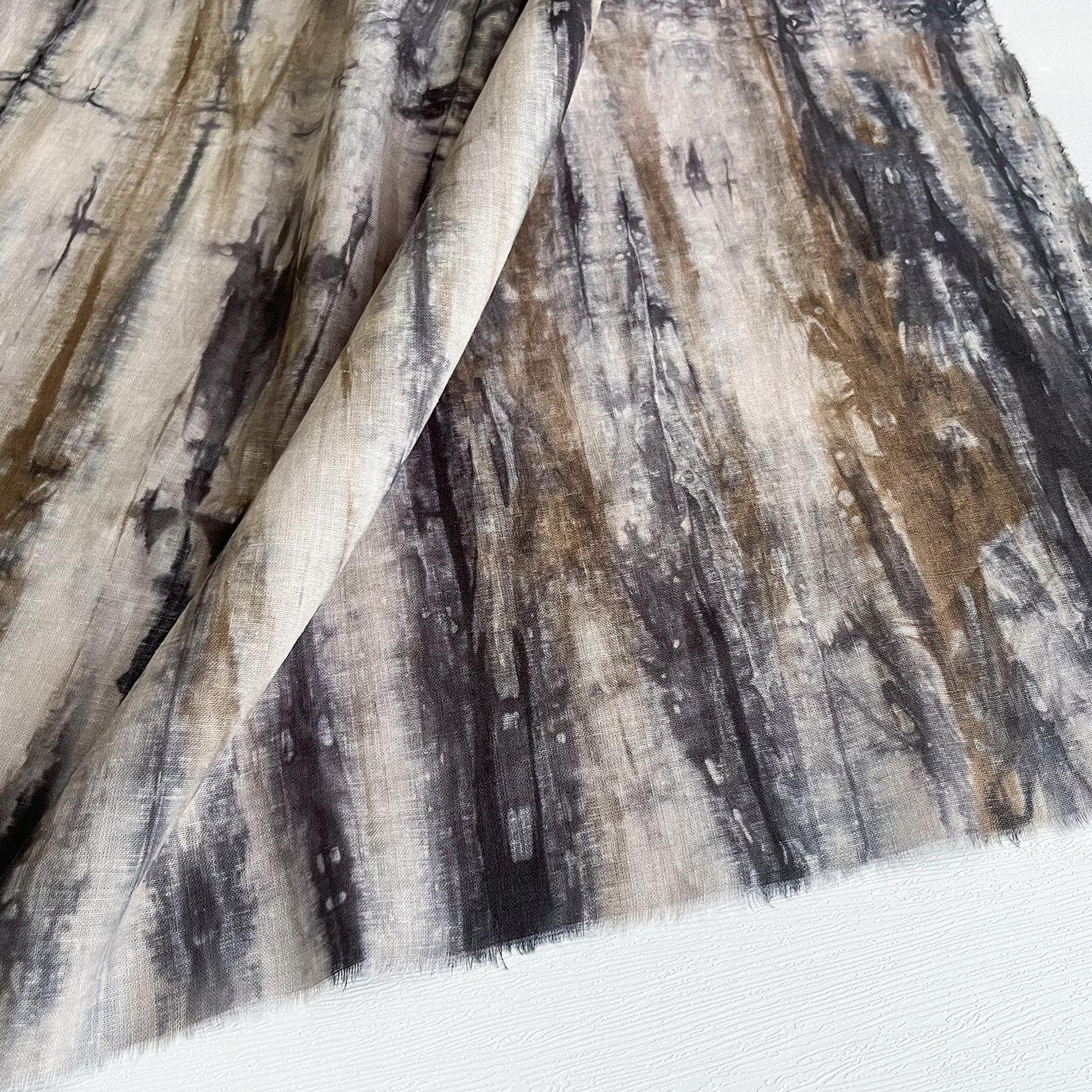 Purple Brown Ethnic Tie Dye Po - đánh giá và giá Sewing Batik Fabric