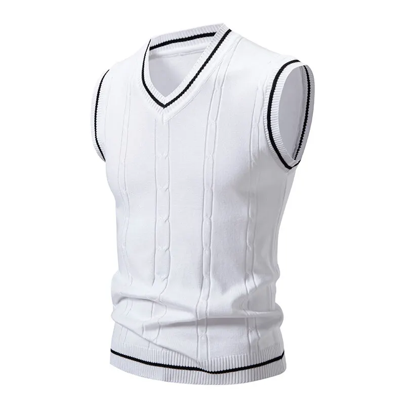 Autumn Men's V Neck Knit Vests - đánh giá và giá Sewing Vest