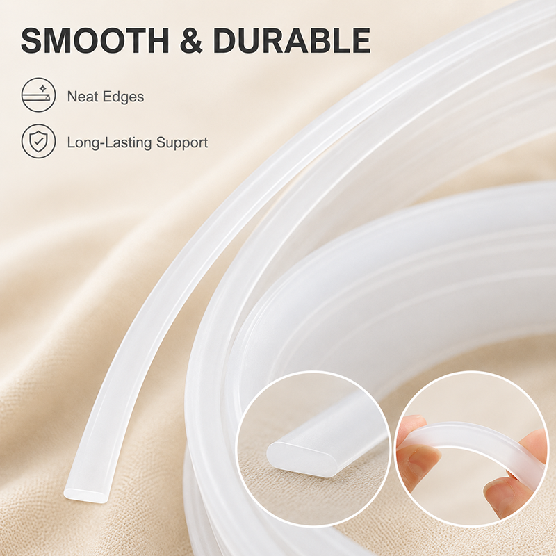 20Meters 4-12mm Clear PP Plast - đánh giá và giá Textile Sewing Support