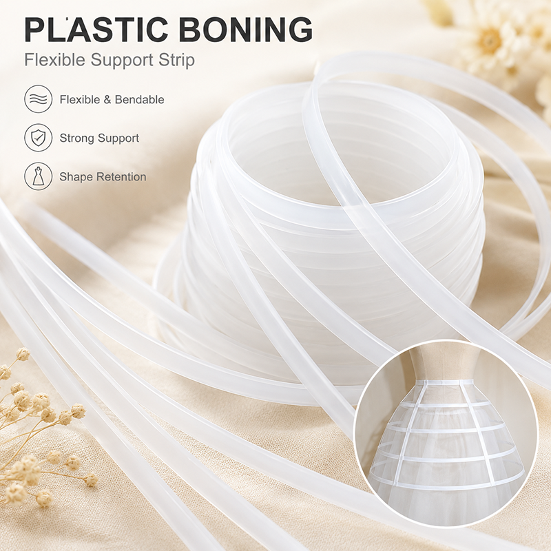 20Meters 4-12mm Clear PP Plast - đánh giá và giá Textile Sewing Support