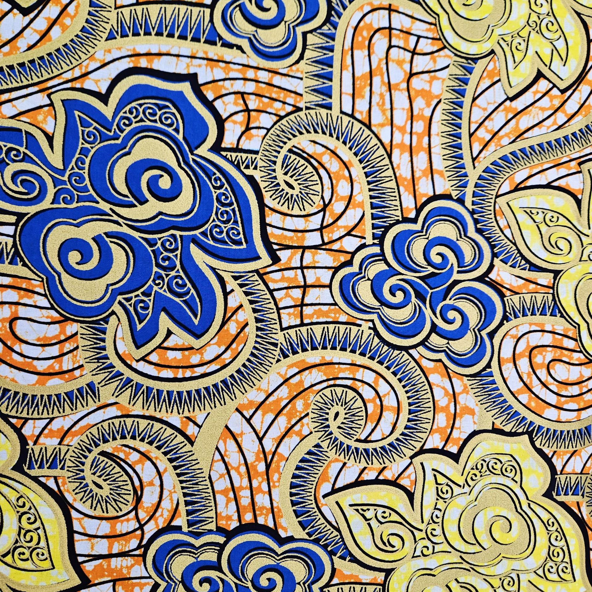 6Yards Long Cotton African Sty - đánh giá và giá Sewing Batik Fabric