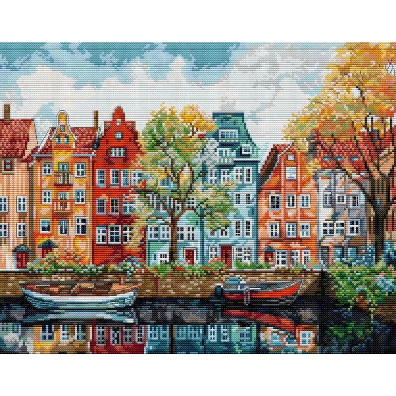 Copenhagen Scenery Pattern Cro - đánh giá và giá Textile Sewing Patterns