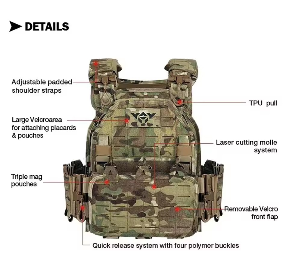 YAKEDA 6094 Tactical Gear Vest - đánh giá và giá Sewing Vest