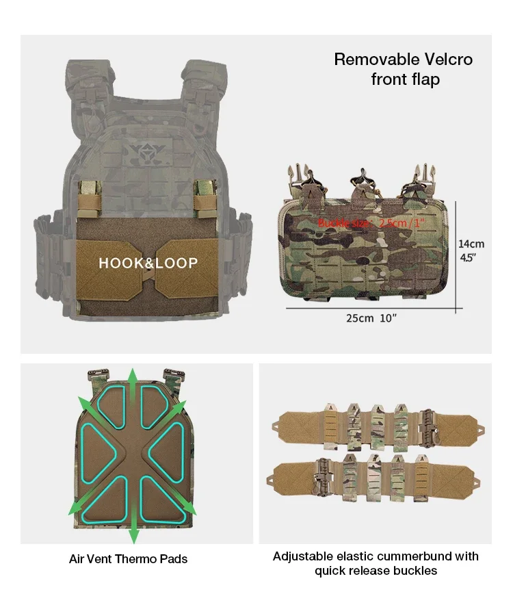 YAKEDA 6094 Tactical Gear Vest - đánh giá và giá Sewing Vest